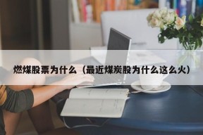 燃煤股票为什么（最近煤炭股为什么这么火）