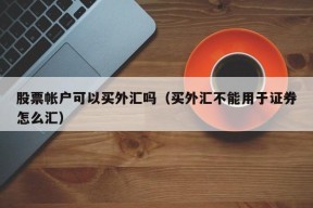 股票帐户可以买外汇吗（买外汇不能用于证券怎么汇）