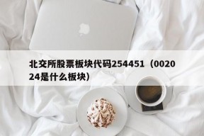 北交所股票板块代码254451（002024是什么板块）