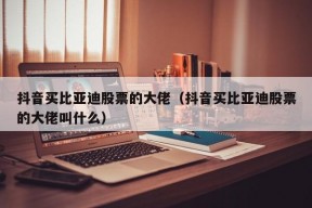 抖音买比亚迪股票的大佬（抖音买比亚迪股票的大佬叫什么）