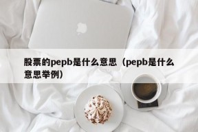 股票的pepb是什么意思（pepb是什么意思举例）