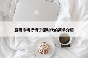 股票市场行情宁德时代的简单介绍