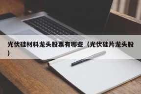 光伏硅材料龙头股票有哪些（光伏硅片龙头股）