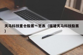 天马科技重仓股票一览表（福建天马科技股票）