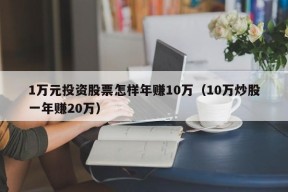 1万元投资股票怎样年赚10万（10万炒股一年赚20万）