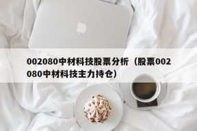 002080中材科技股票分析（股票002080中材科技主力持仓）