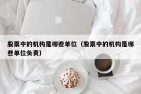 股票中的机构是哪些单位（股票中的机构是哪些单位负责）