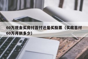 60万现金买房付首付还是买股票（买房首付60万月供多少）