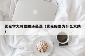 紫光学大股票跌还是涨（紫光股票为什么大跌）