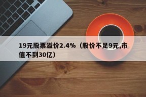 19元股票溢价2.4%（股价不足9元,市值不到30亿）