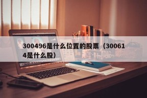 300496是什么位置的股票（300614是什么股）